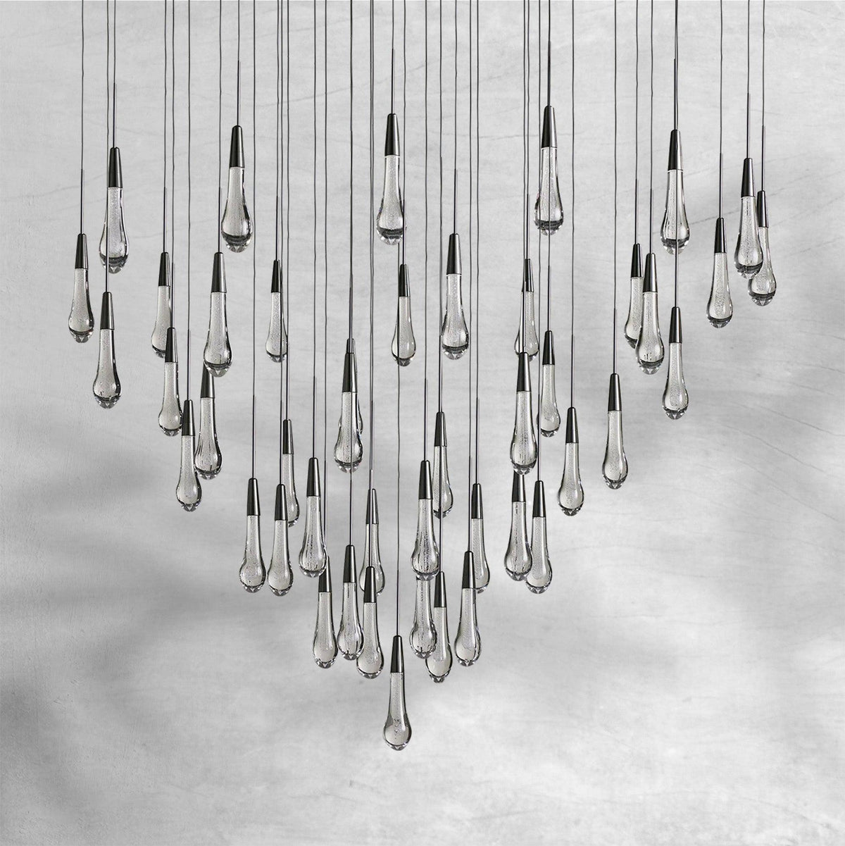 Soltaire Round Chandelier 58"W - view 3