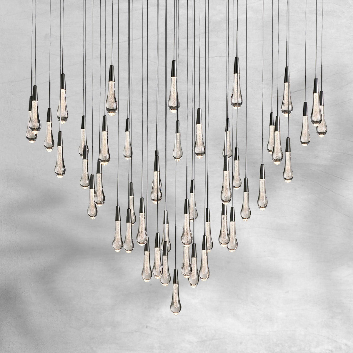 Soltaire Round Chandelier 58"W - view 4
