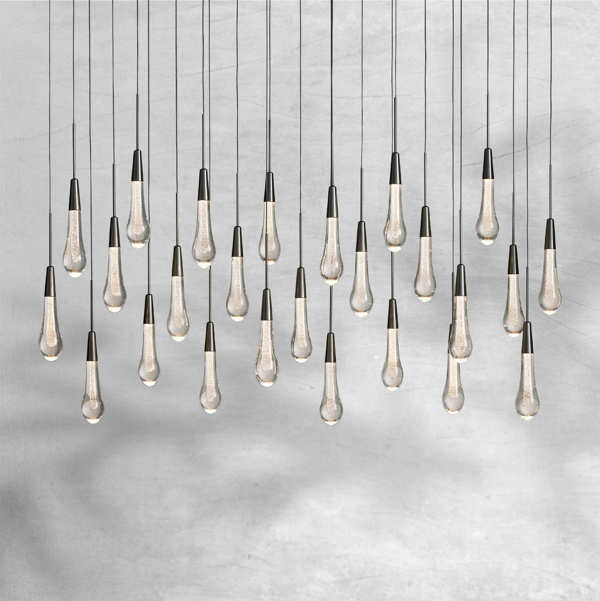 Soltaire Linear Chandelier 37"50"70" - view 10