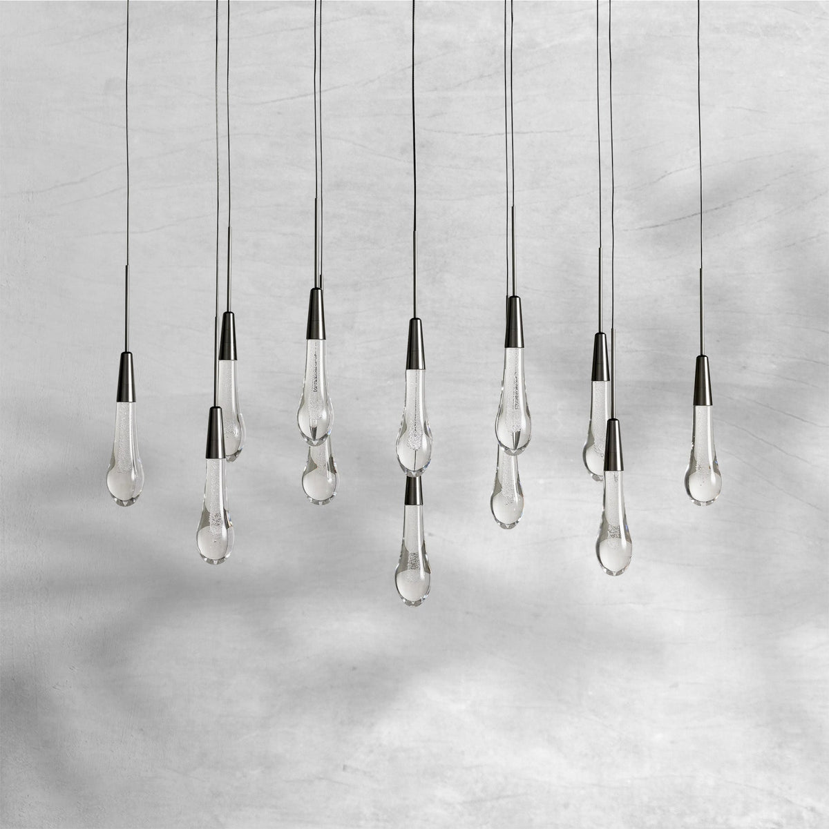 Soltaire Linear Chandelier 37"50"70" - view 4