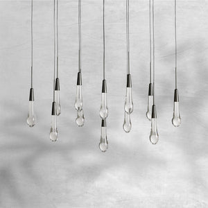 Soltaire Linear Chandelier 37"50"70" - view 4