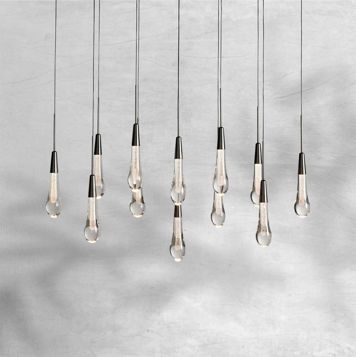 Soltaire Linear Chandelier 37"W