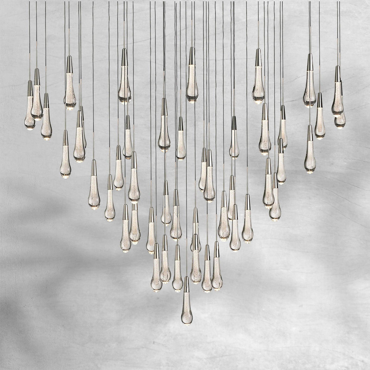 Soltaire Round Chandelier 58"W - view 6