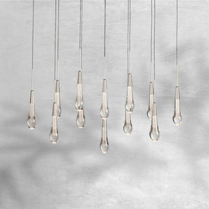 Soltaire Linear Chandelier 37"50"70" - view 3