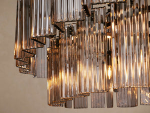 Delsie Oval Tiered Chandelier 63'' 72"W - view 29