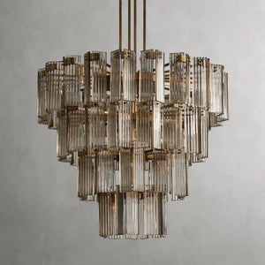 Delsie Round Art Glass Chandelier 38" 48" 60"D - view 26