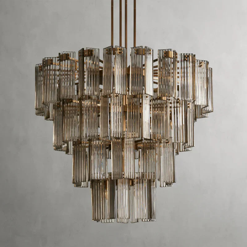 Delsie Round Art Glass Chandelier 38" 48" 60"D - view 26