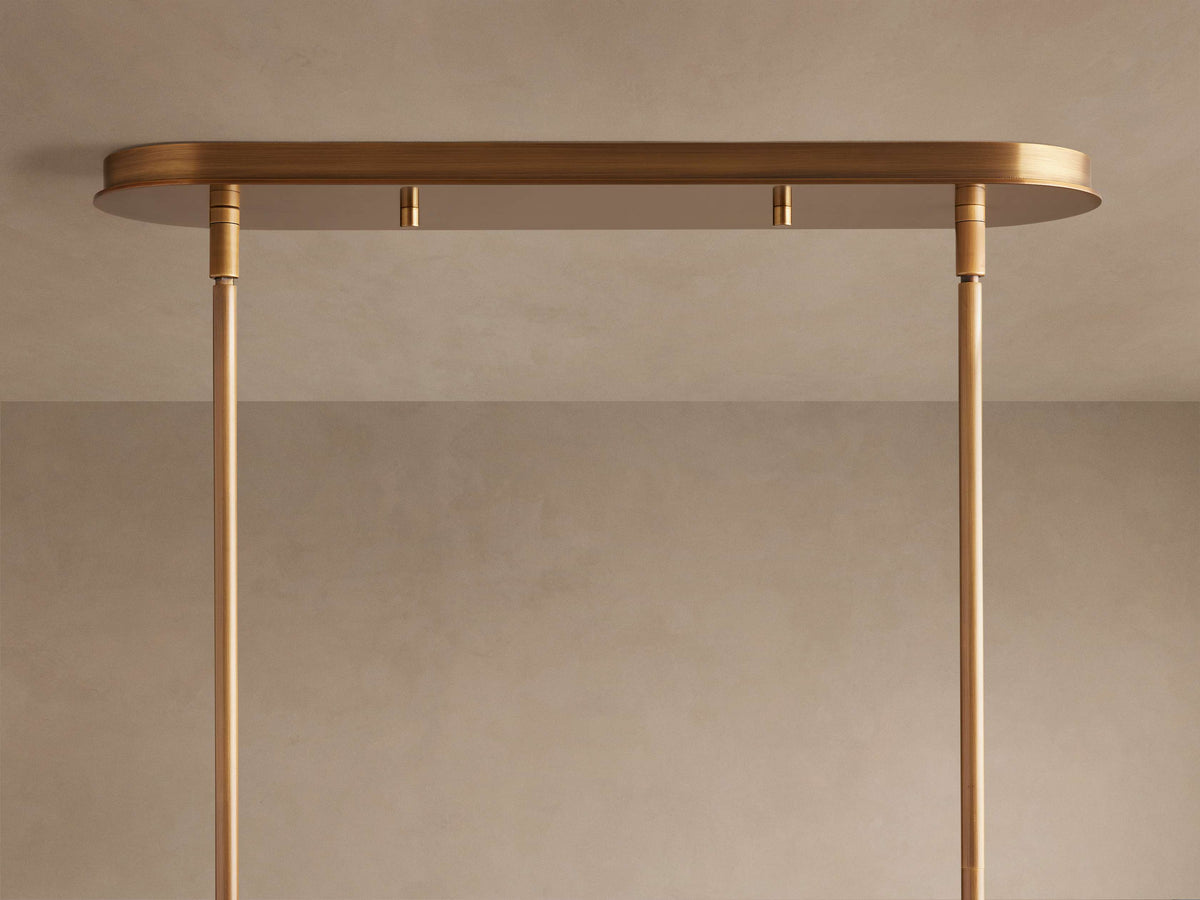 Daphne Metal Linear Chandelier 62''72'' - view 4