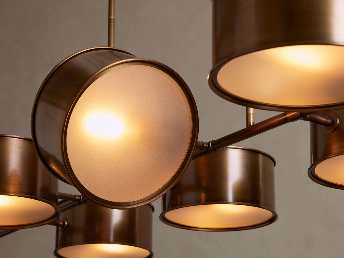 Daphne Metal Linear Chandelier 62''72'' - view 5