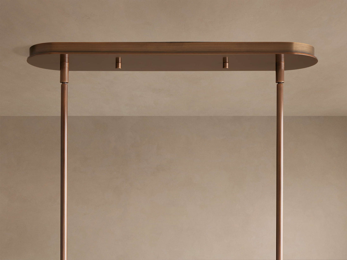 Daphne Metal Linear Chandelier 62''72'' - view 12