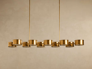 Daphne Metal Linear Chandelier 62''72'' - view 6