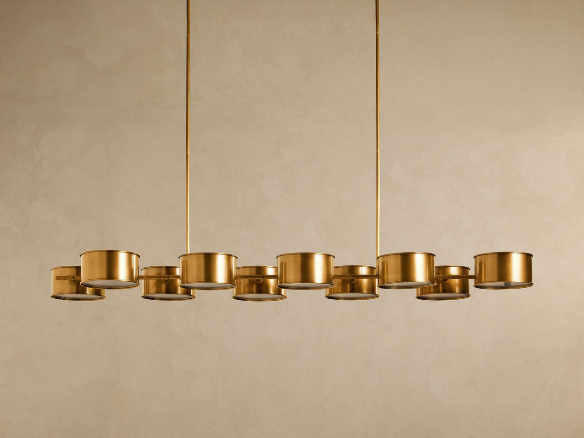 Daphne Metal Linear Chandelier 62''72'' - view 6