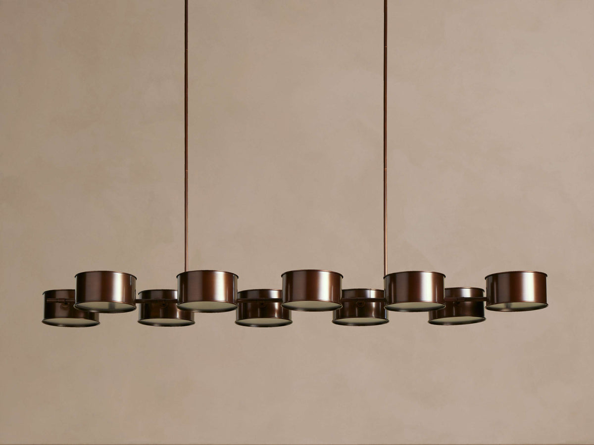 Daphne Metal Linear Chandelier 62''72'' - view 14