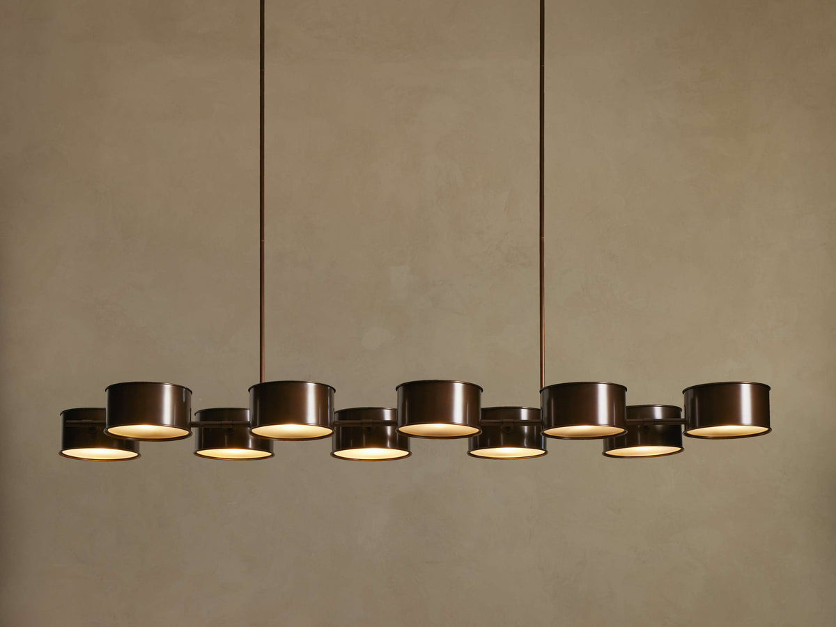 Daphne Metal Linear Chandelier 62''72'' - view 13