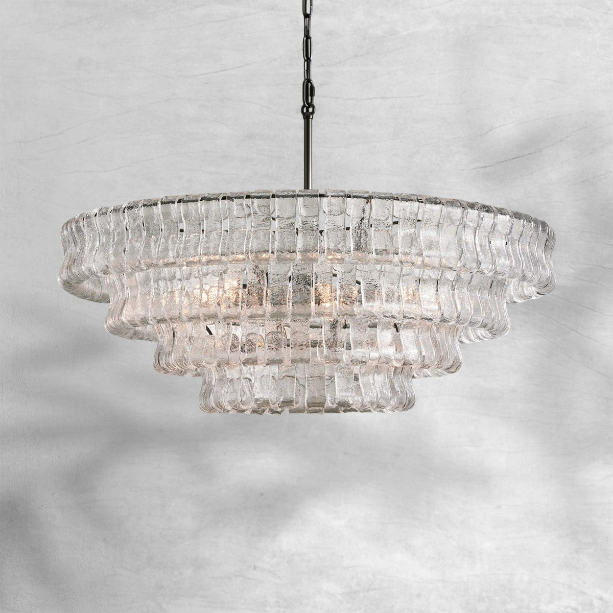Ghiaccio Round Chandelier 24"36"48"60" - view 27