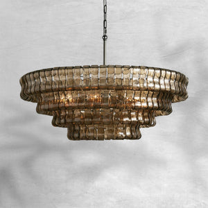 Ghiaccio Round Chandelier 24"36"48"60" - view 26