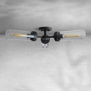 Andreas 3-Light Flushmount, flush mount - view 2