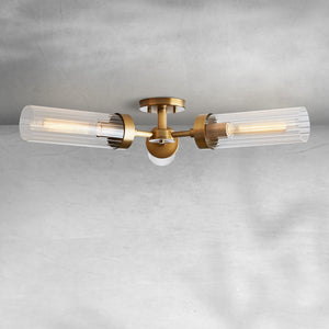 Andreas 3-Light Flushmount, flush mount - view 3