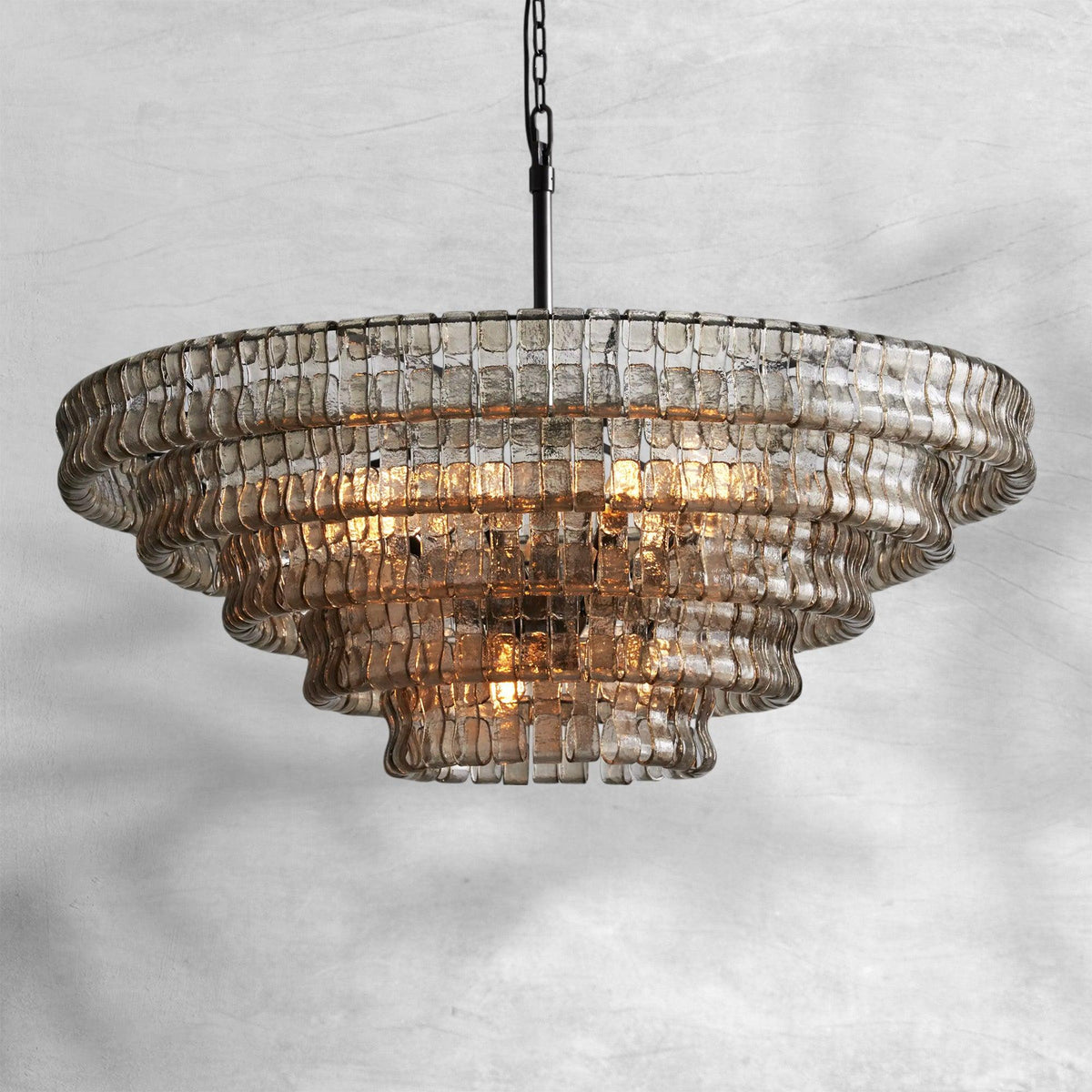 Ghiaccio Round Chandelier 24"36"48"60" - view 35
