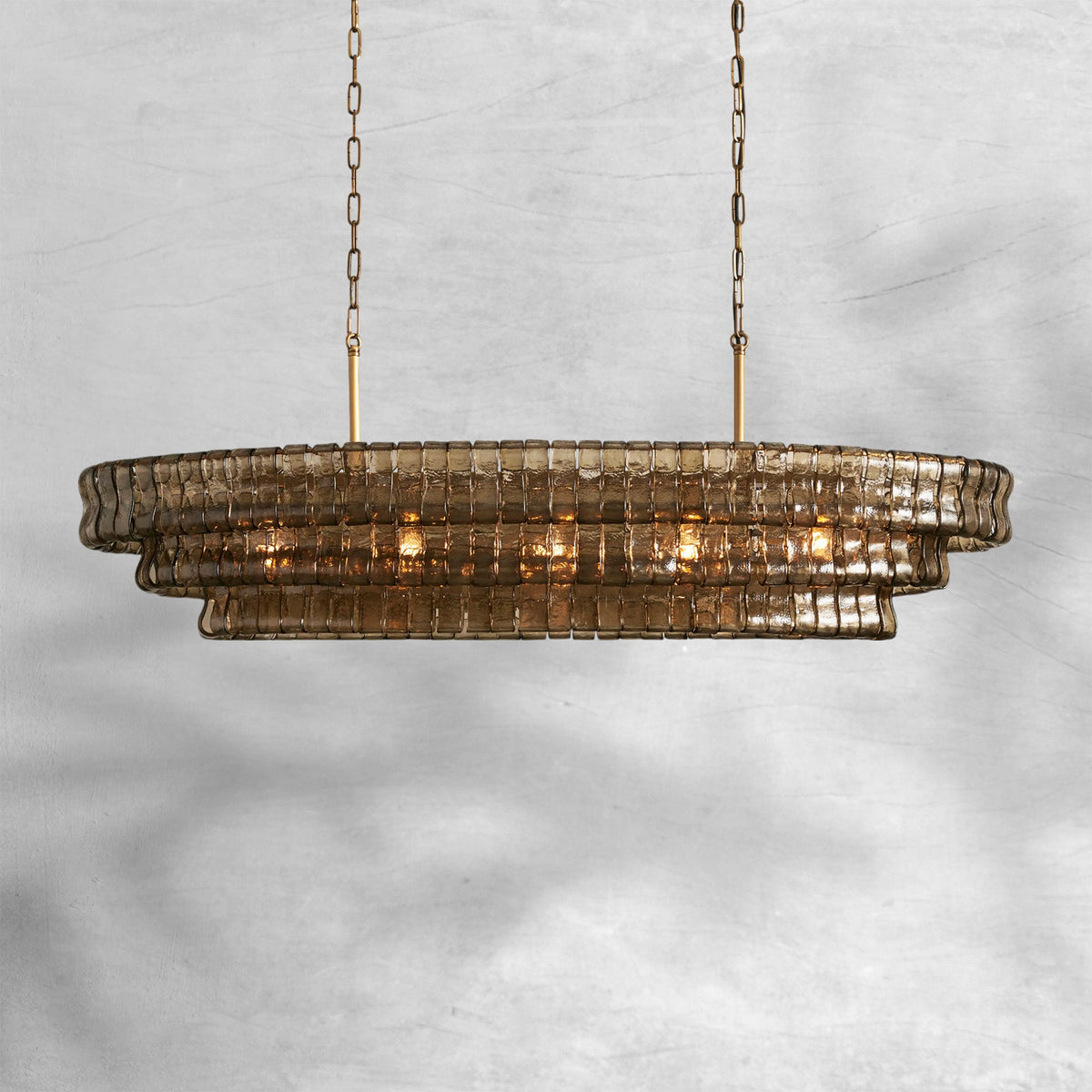 Glacien Oval Chandelier 54"W/65"W - view 15
