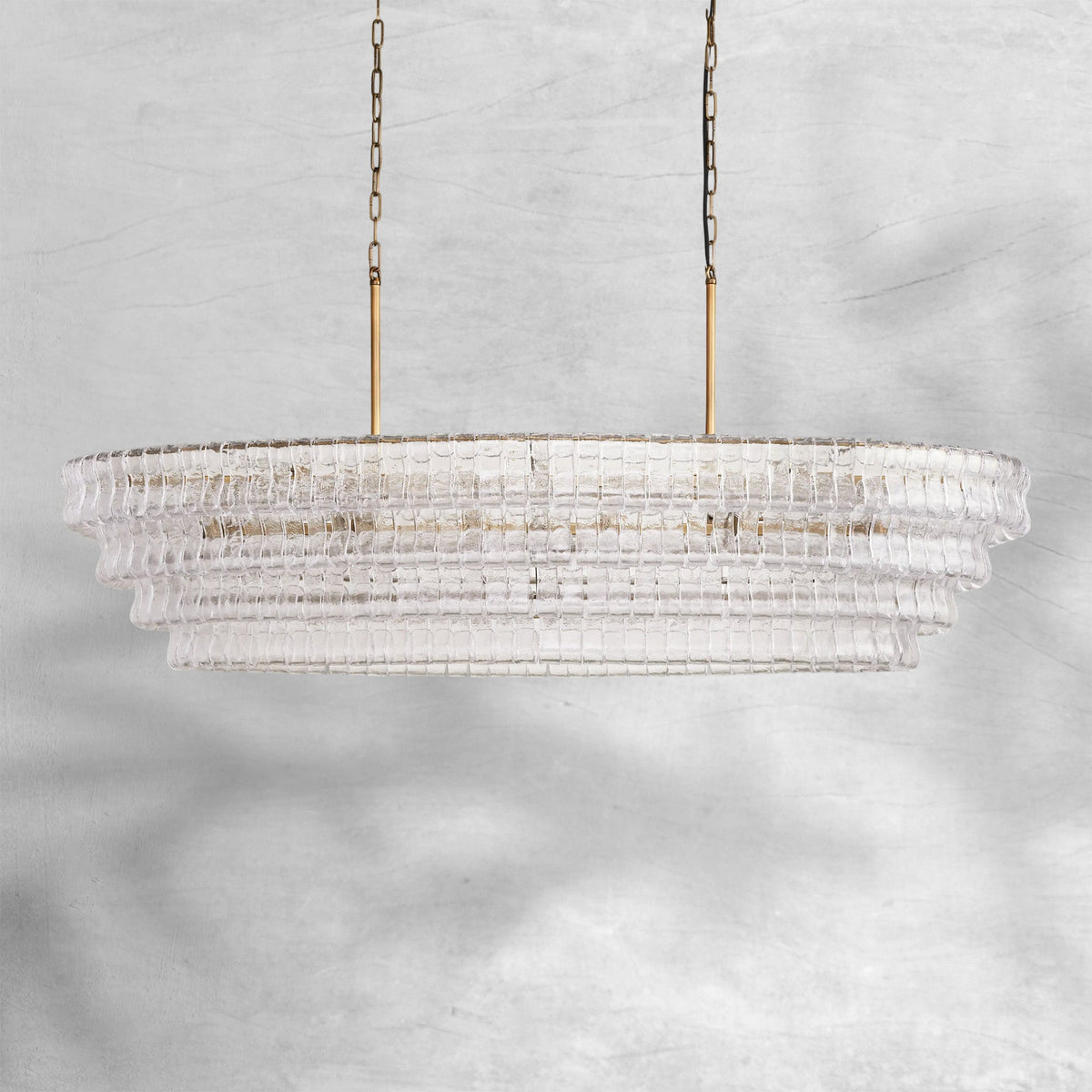 Glacien Oval Chandelier 54"W/65"W - view 22