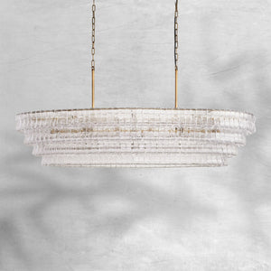 Glacien Oval Chandelier 54"W/65"W - view 22