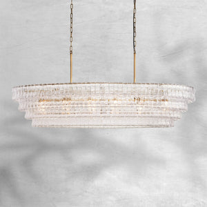 Glacien Oval Chandelier 54"W/65"W - view 23