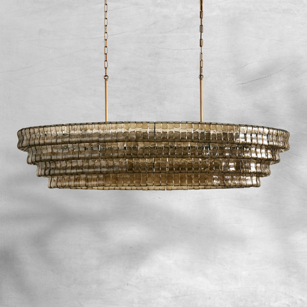 Glacien Oval Chandelier 54"W/65"W - view 24