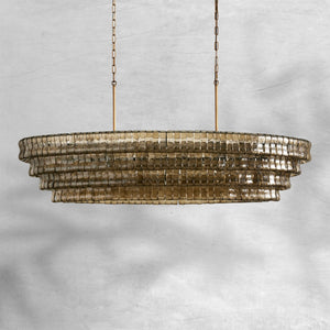 Glacien Oval Chandelier 54"W/65"W - view 24
