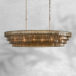 Glacien Oval Chandelier 54"W/65"W - view 26