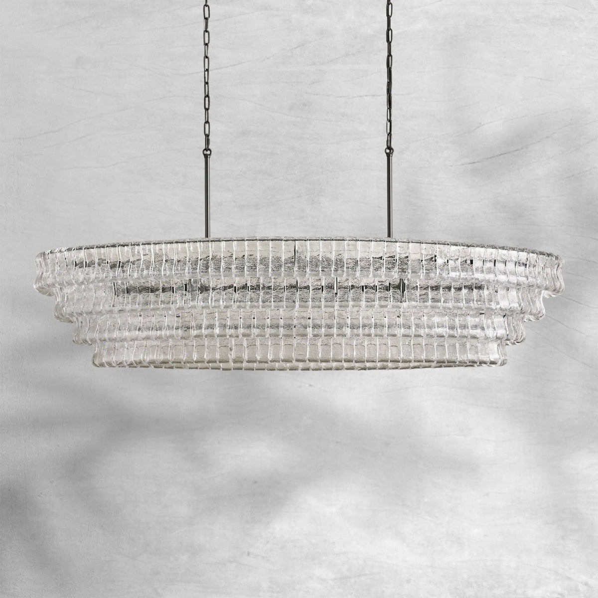 Glacien Oval Chandelier 54"W/65"W - view 25