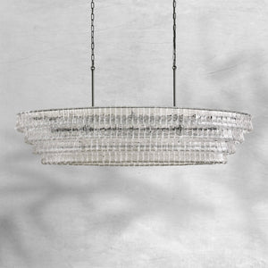 Glacien Oval Chandelier 54"W/65"W - view 25