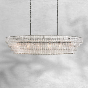 Glacien Oval Chandelier 54"W/65"W - view 29