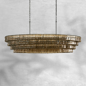 Glacien Oval Chandelier 54"W/65"W - view 27