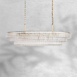 Glacien Oval Chandelier 54"W/65"W - view 18