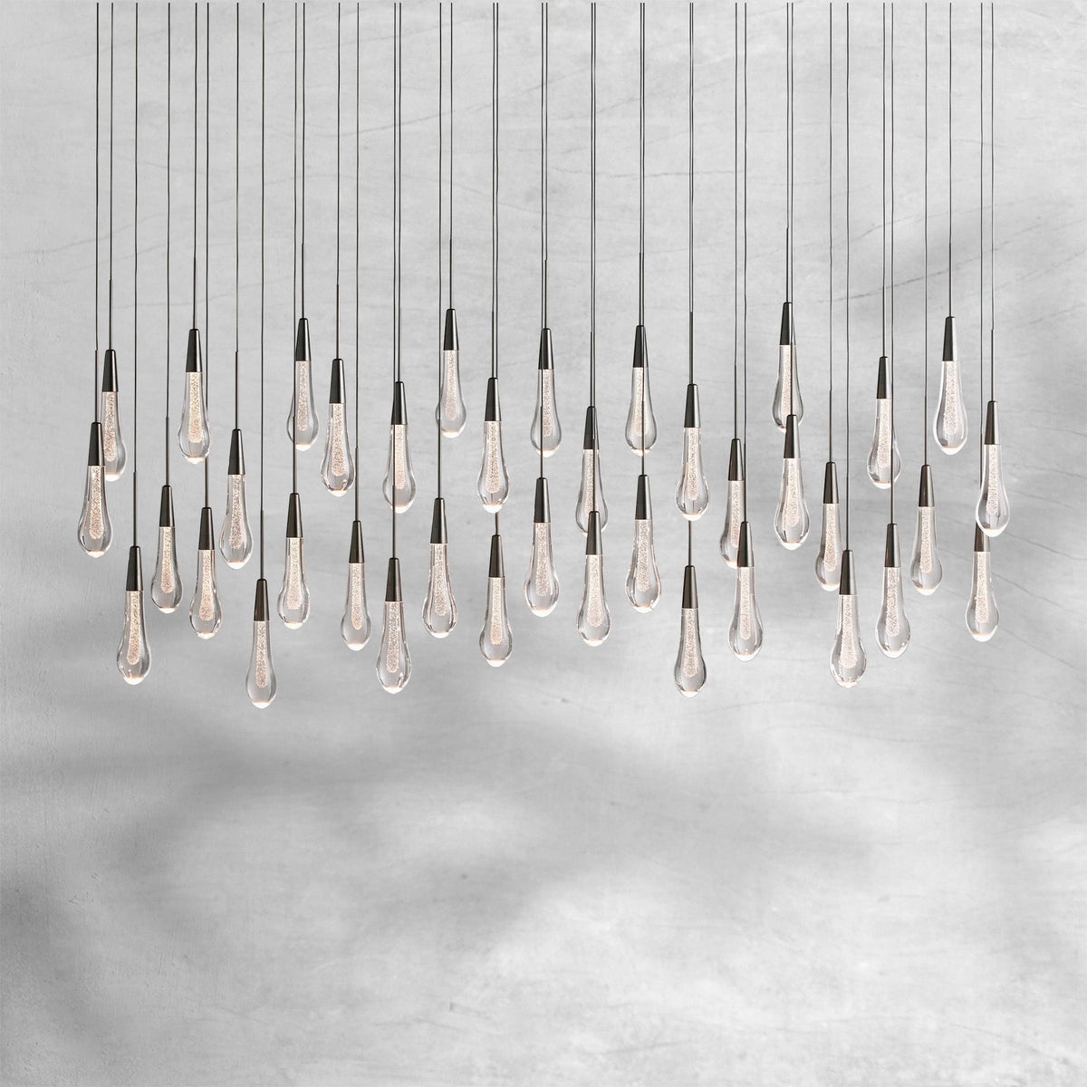 Soltaire Linear Chandelier 37"50"70"87"120" - view 50