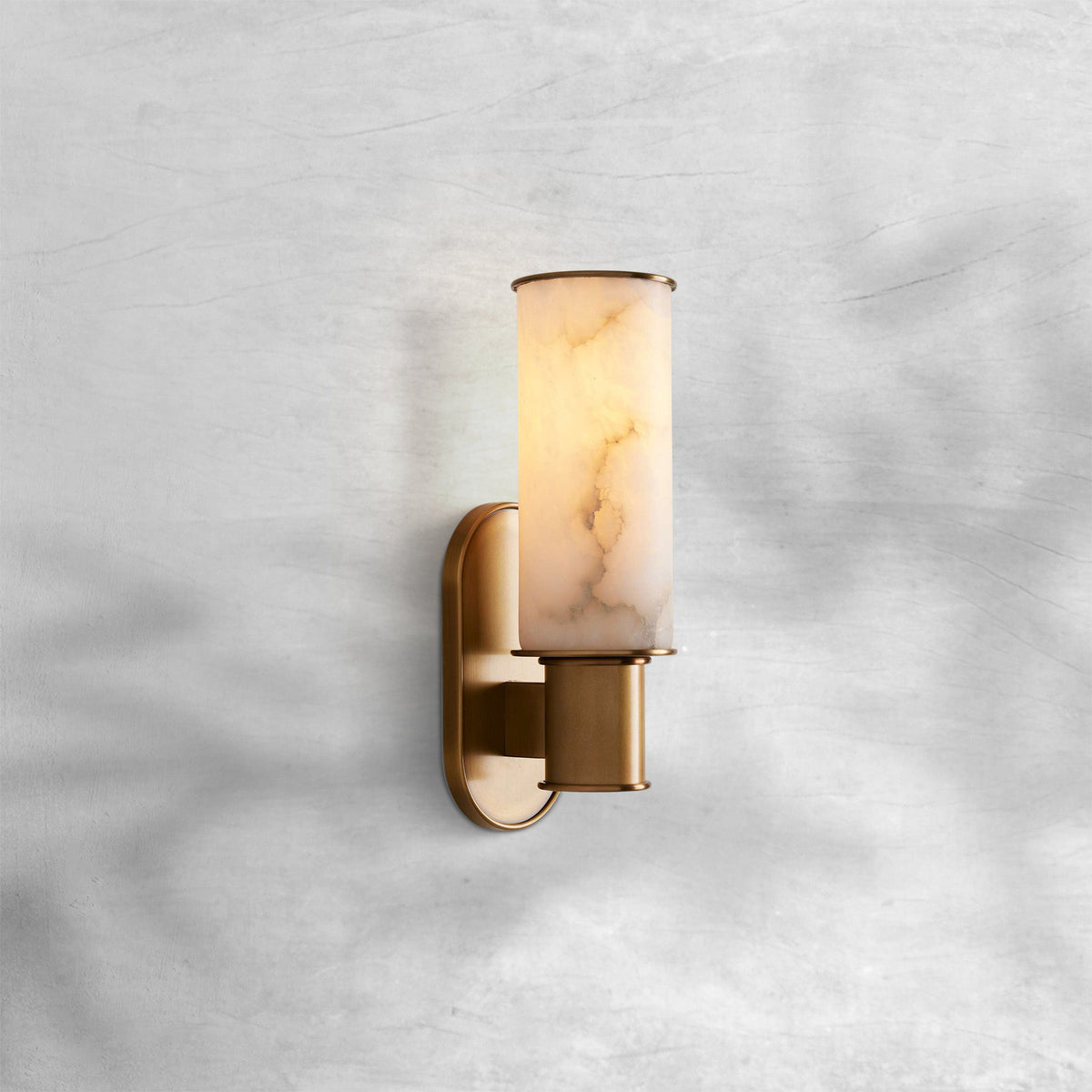 Harlin Alabaster Modern Wall Sconce, chandelier