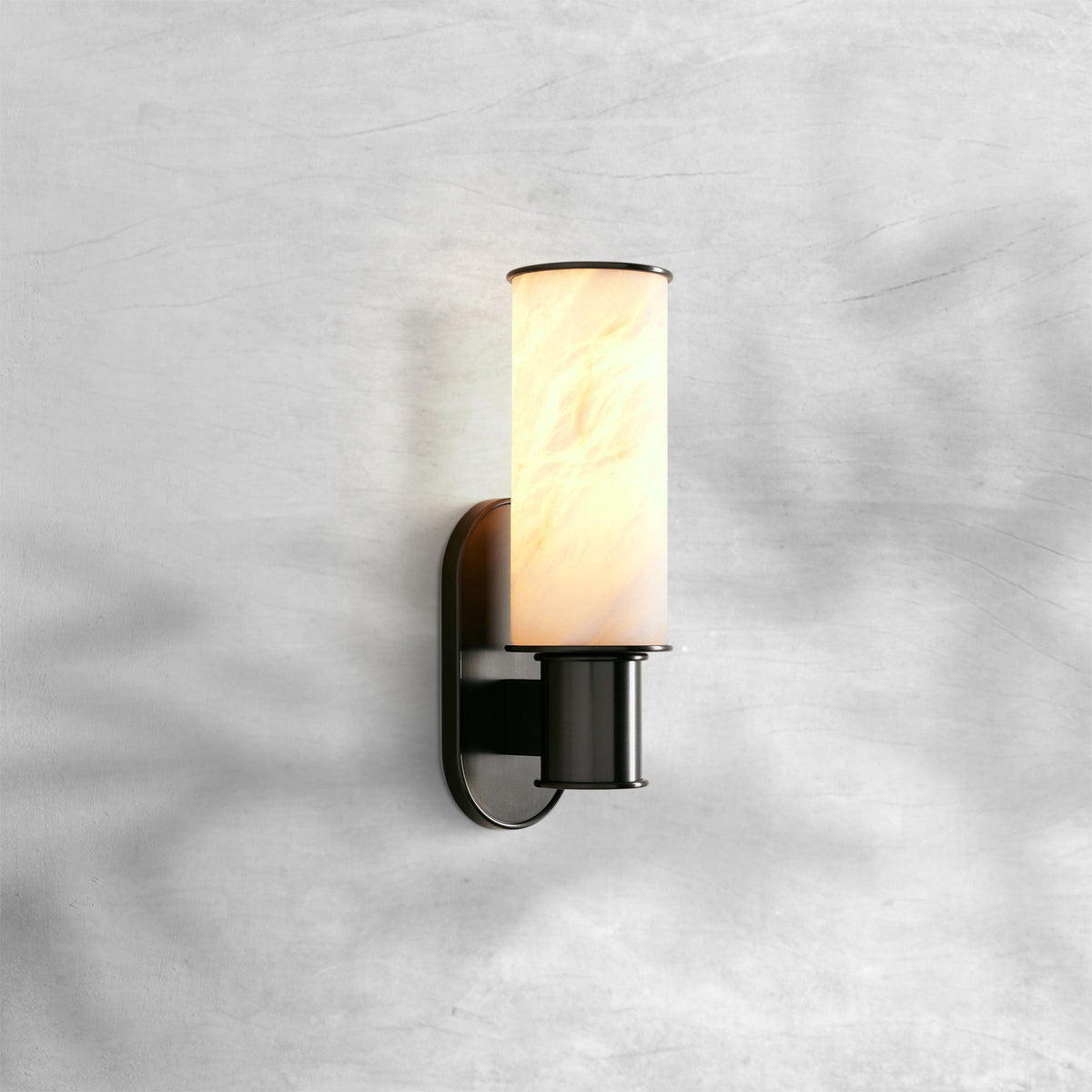 Harlin Alabaster Modern Wall Sconce, chandelier - view 4