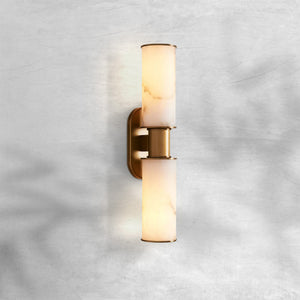 Harlin Alabaster 2-Light Wall Sconce, chandelier
