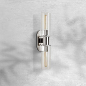 Harlin 2-Light Wall Sconce in Clear - view 8