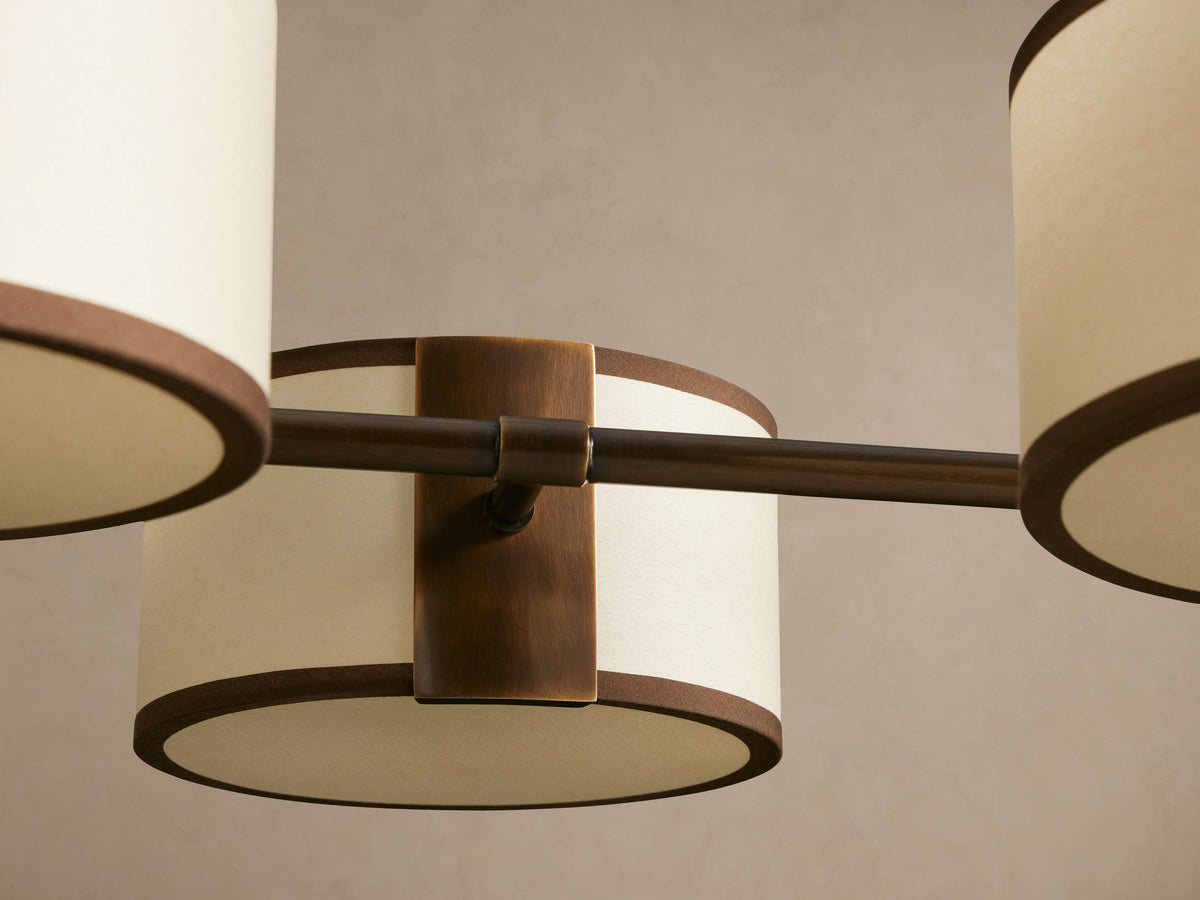 Daphne Fabric Linear Chandelier - view 11