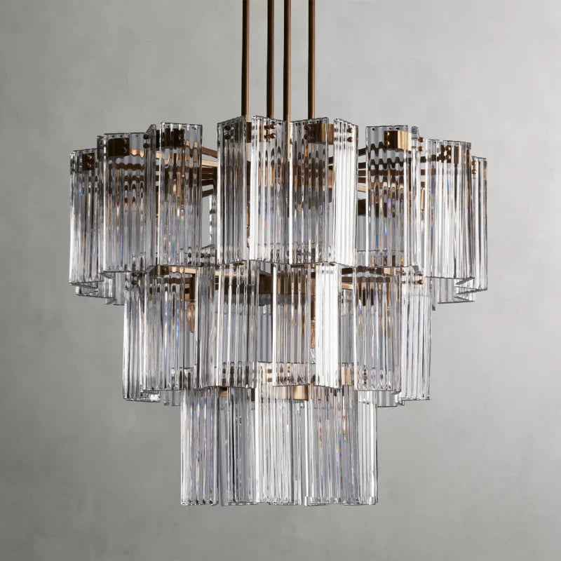 Delsie Round Art Glass Chandelier 38" 48" 60"D - view 27