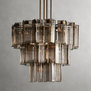Delsie Round Art Glass Chandelier 38" 48" 60"D - view 2