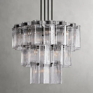 Delsie Round Art Glass Chandelier 38" 48" 60"D - view 29