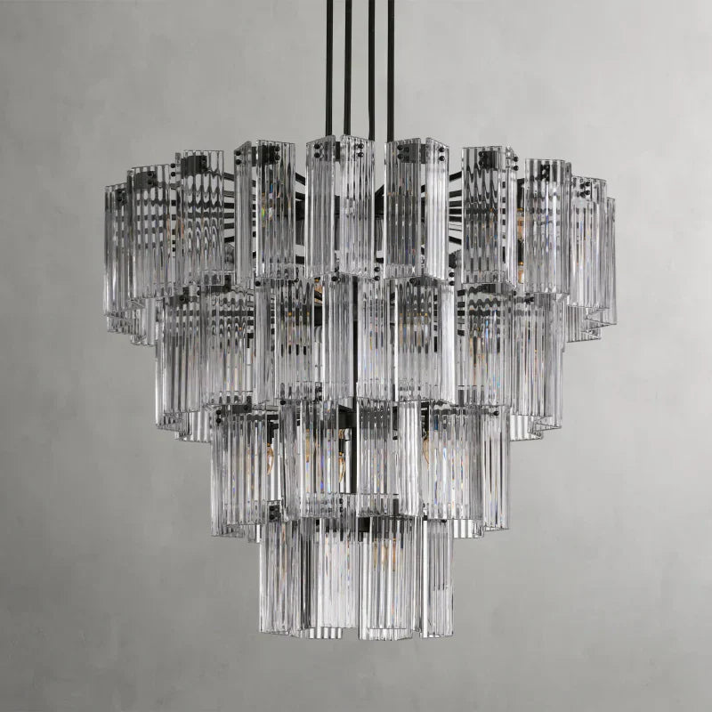 Delsie Round Art Glass Chandelier 38" 48" 60"D - view 31