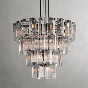 Delsie Round Art Glass Chandelier 38" 48" 60"D - view 11