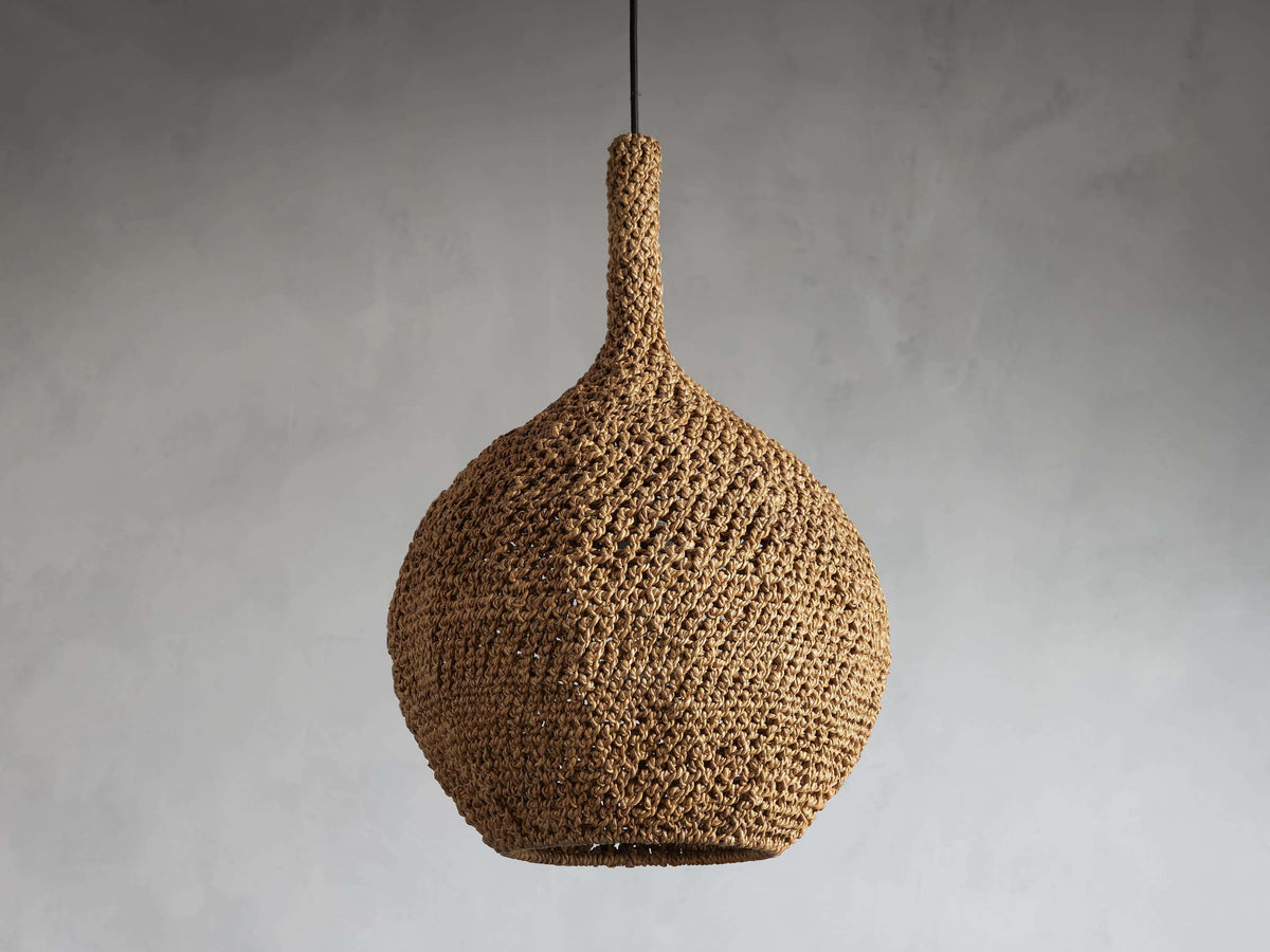 Canela Natural Rope 15" Pendant - view 2