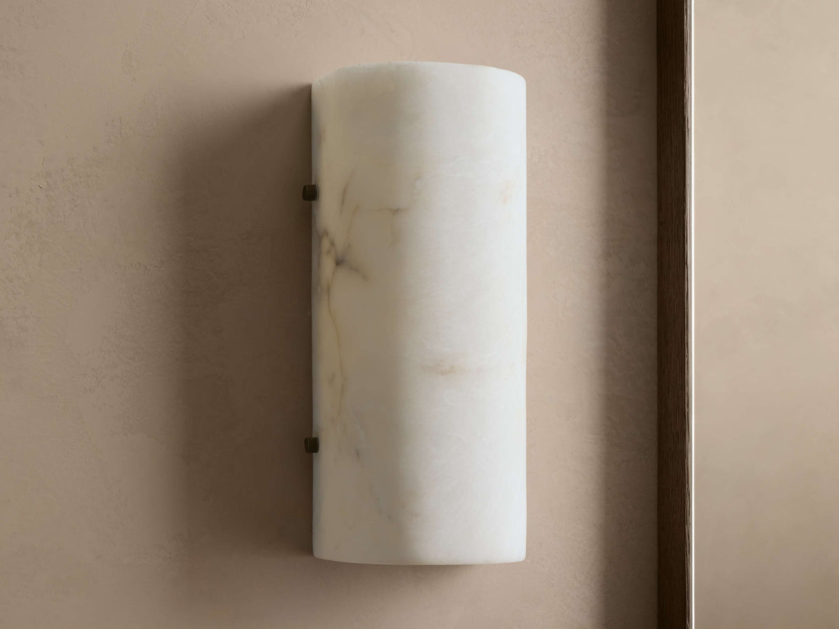 Chayla Alabaster Stone Sconce 12'' 18''H, wall sconce - view 2