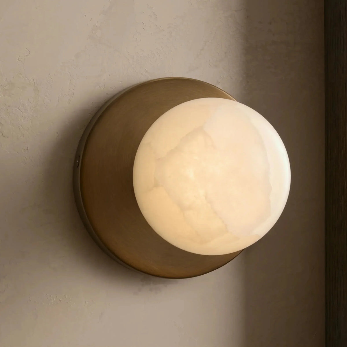 Girouette  Alabaster Sconce, wall sconce
