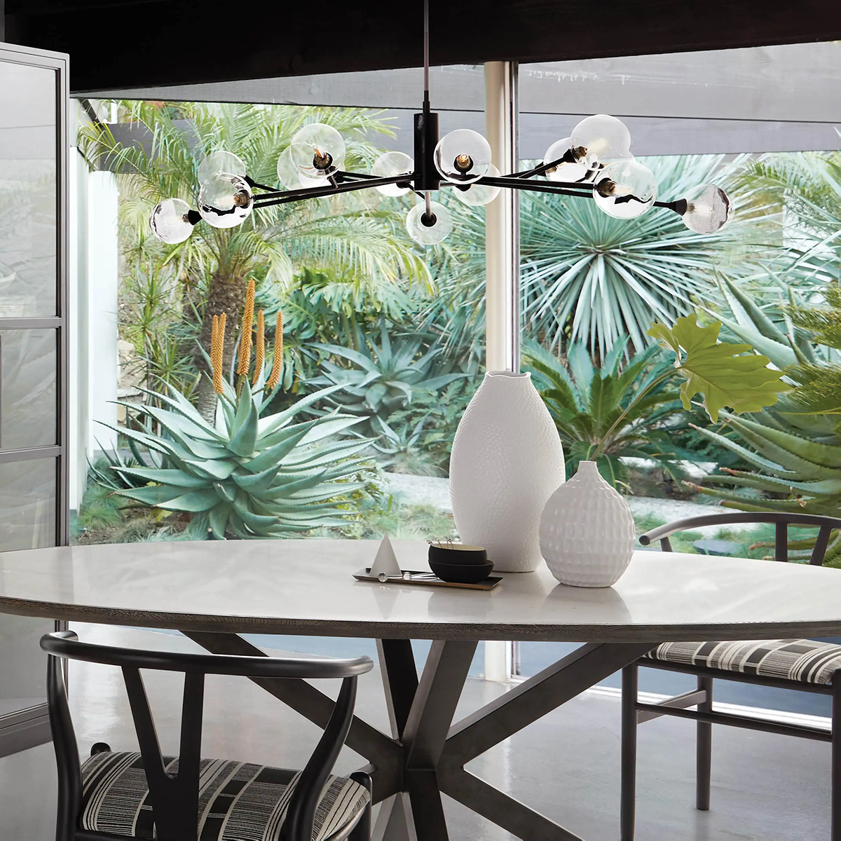 Apollo Round Chandelier 36"47"59" - view 4